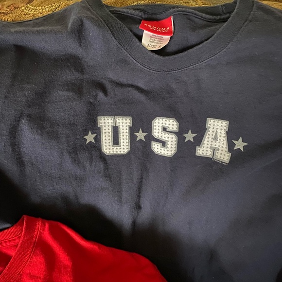 Set of 3 XL womens Patriotic T-Shirts - Picture 2 of 4